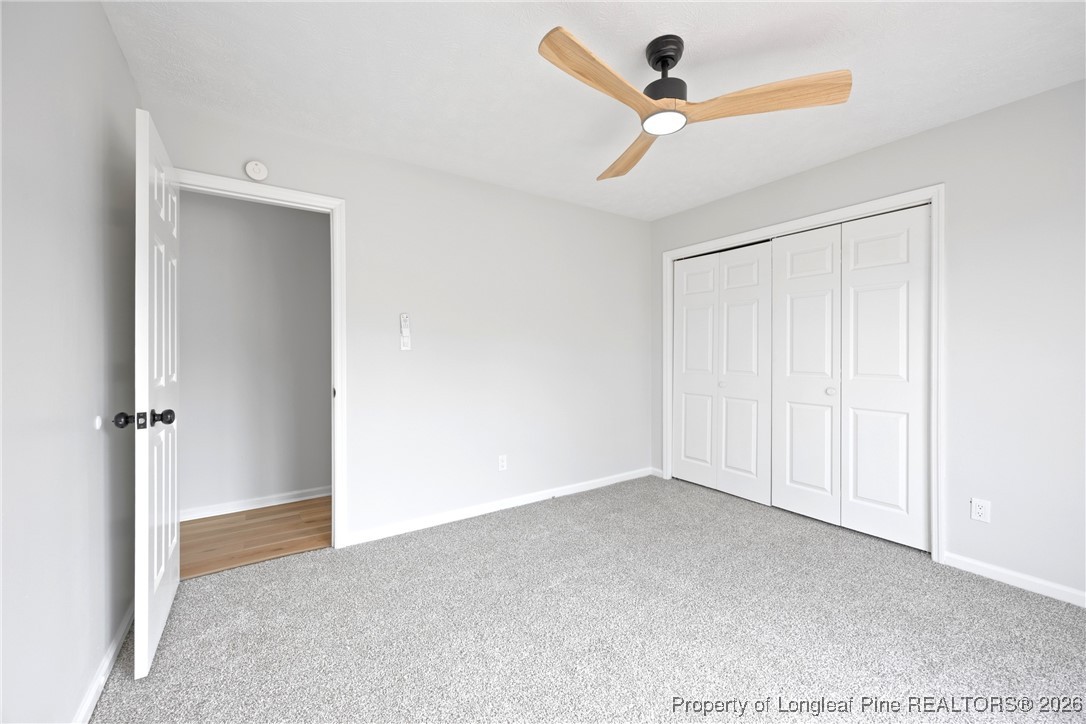 610 Duncan Road Spring Lake, NC 28390 - Photo 23 of 34 an empty room with closet and fan