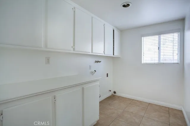 a view of cabinets with window
