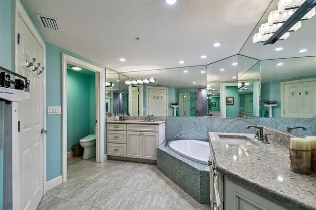 aerial view of a chairs and table in a patio