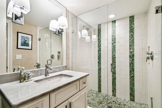 a storage room with lots of gym equipment