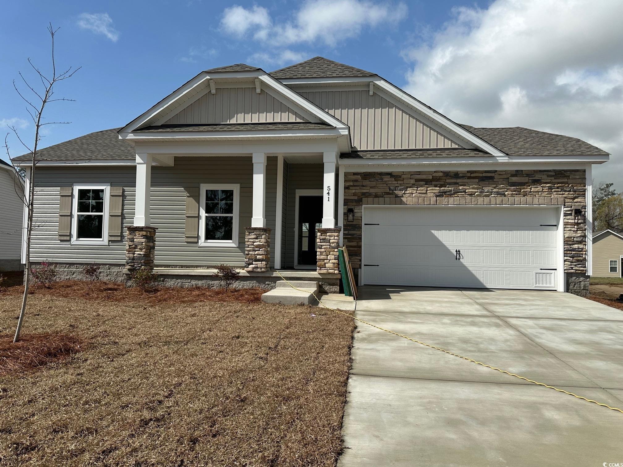 541 Honeyhill Loop Conway, SC 29526 - Photo 3 of 32 Craftsman-style home featuring driveway, an attach