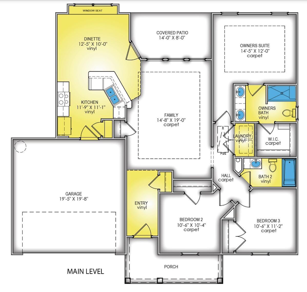 541 Honeyhill Loop Conway, SC 29526 - Photo 32 of 32 Floor plan