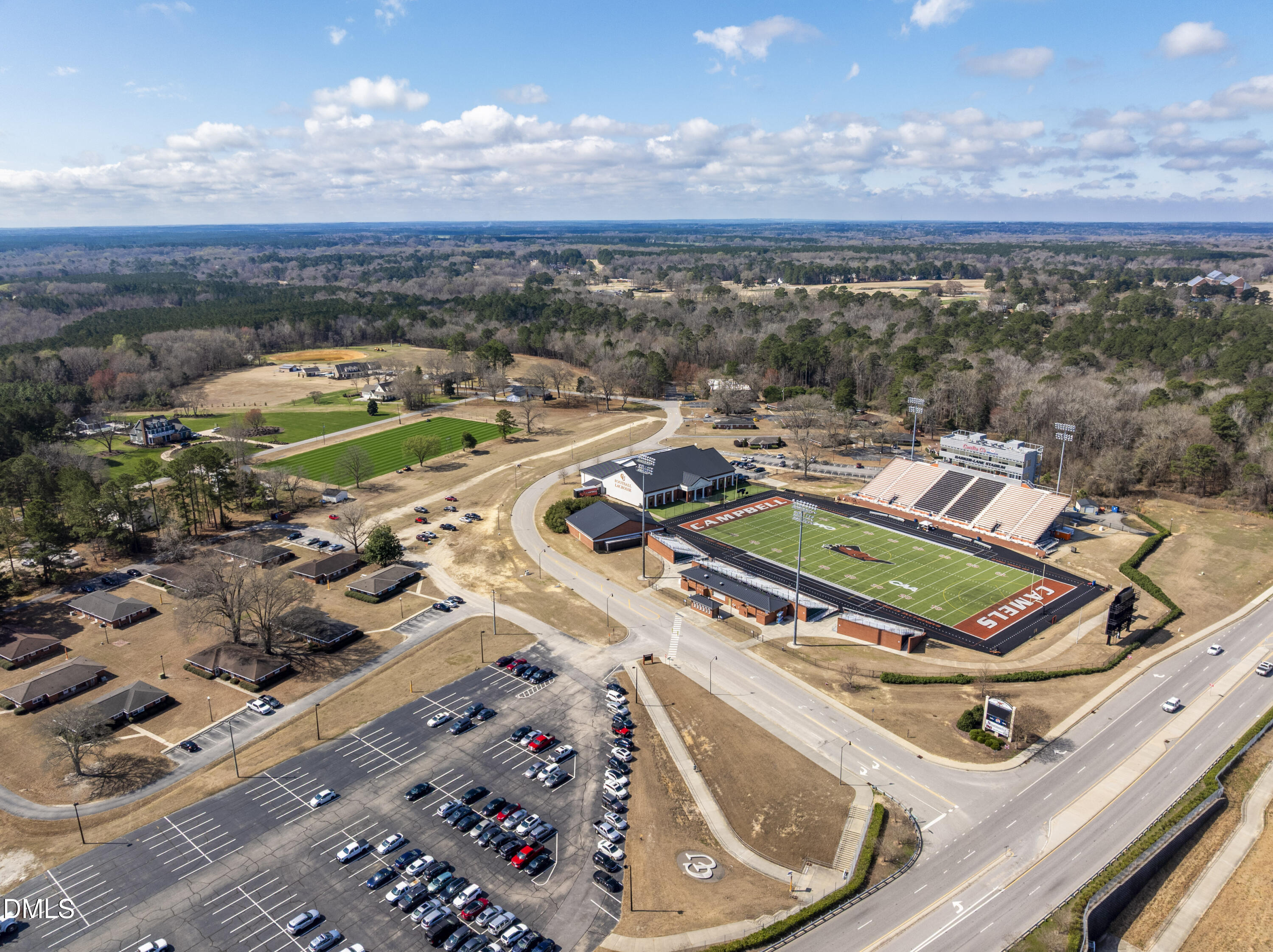 627 Keith Hills Road Lillington, NC 27546 - Photo 54 of 61 Aerial - Barker Lane Stadium