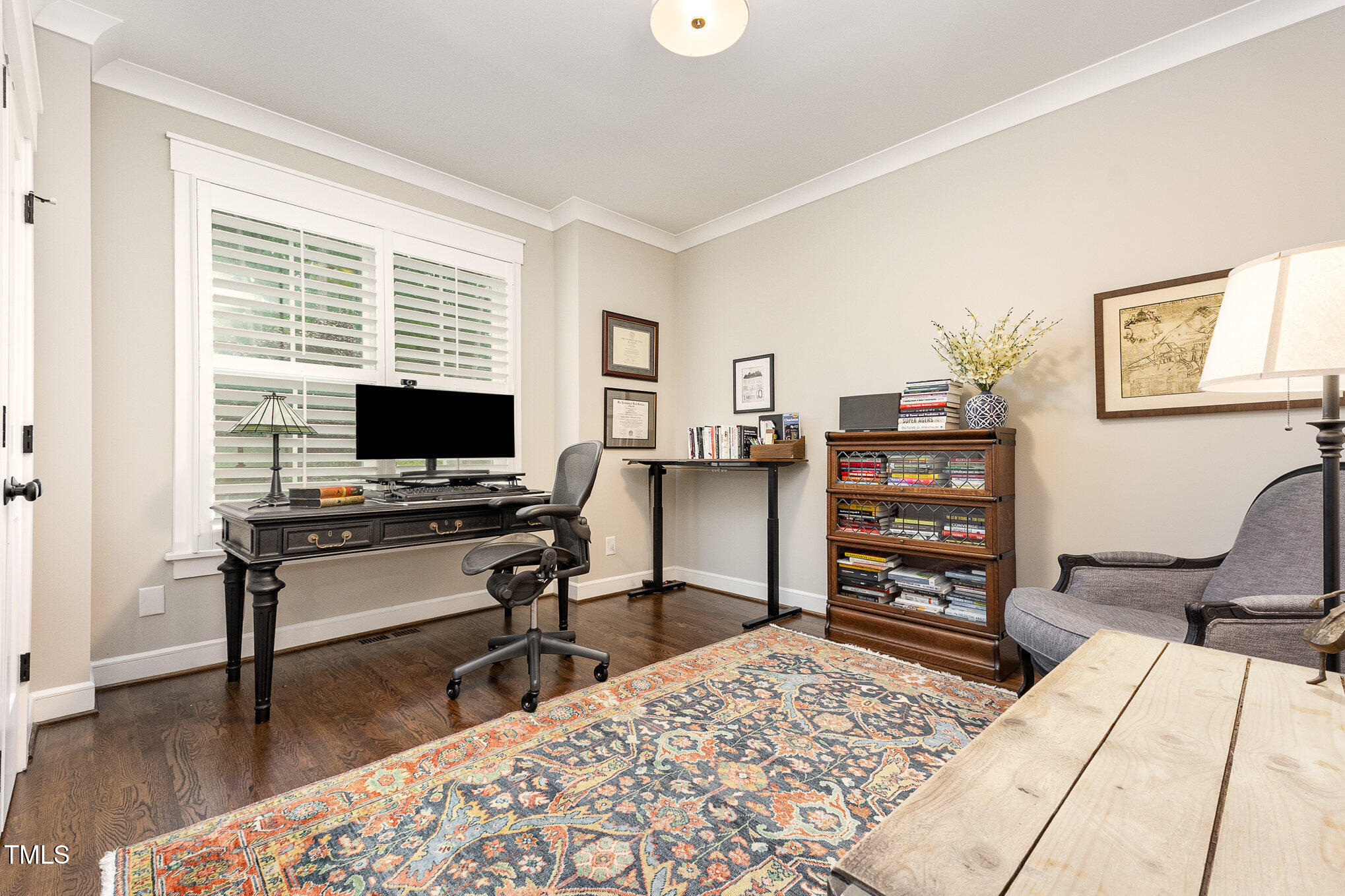 3608 Dixon Road Durham, NC 27707 - Photo 15 of 32 a view of a livingroom with workspace and a window