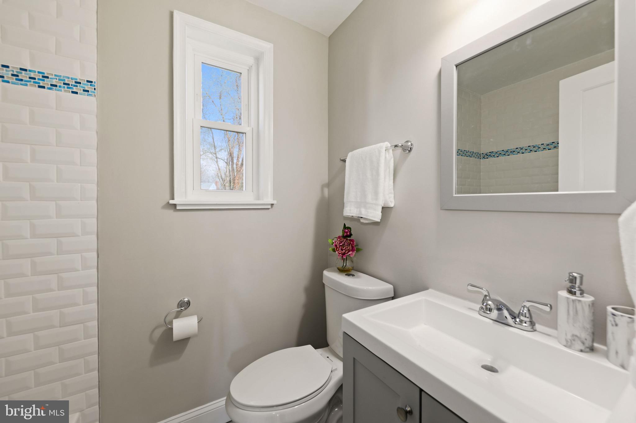 3809 Elby Street Silver Spring, MD 20906 - Photo 8 of 19 New Full Bath on Main Level with Ceramic Tile