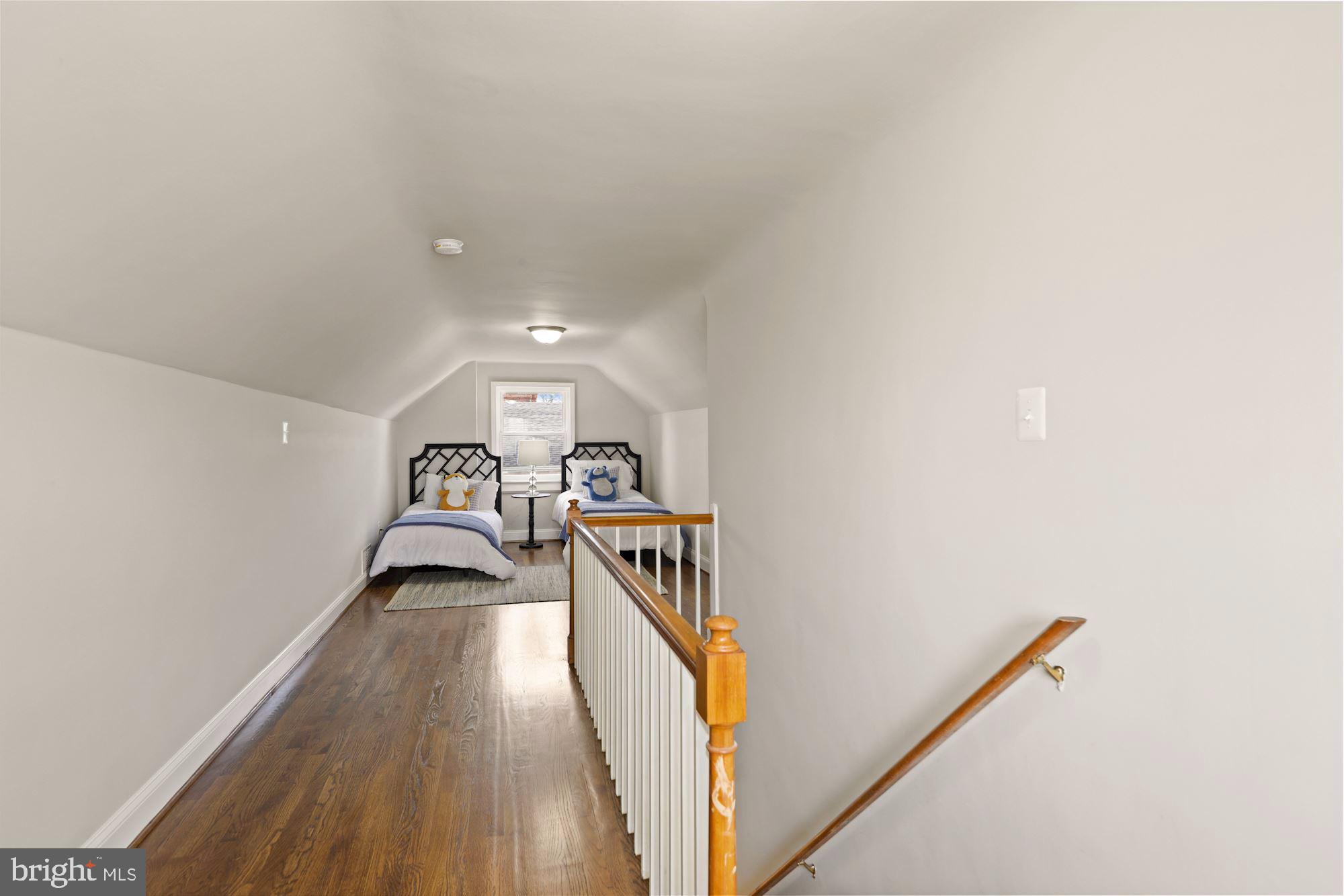 3809 Elby Street Silver Spring, MD 20906 - Photo 9 of 19 Upper Level Bedroom w/ Refinished Hardwood Floors