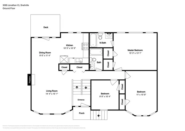 $1,910 | 3069 Jonathan Court Southwest, Snellville, GA 30039