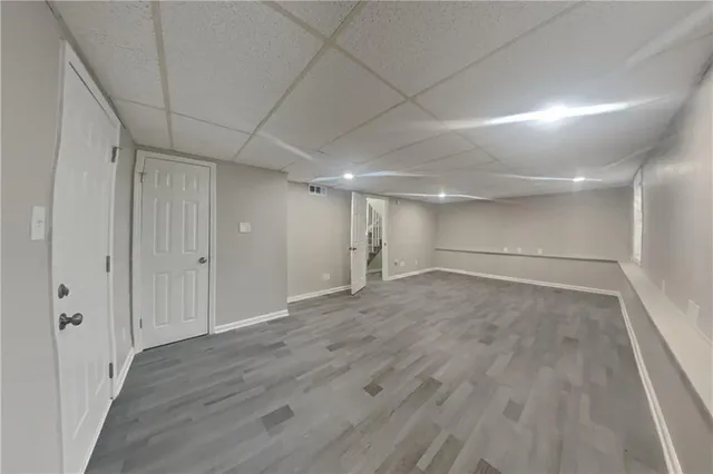 a view of empty room