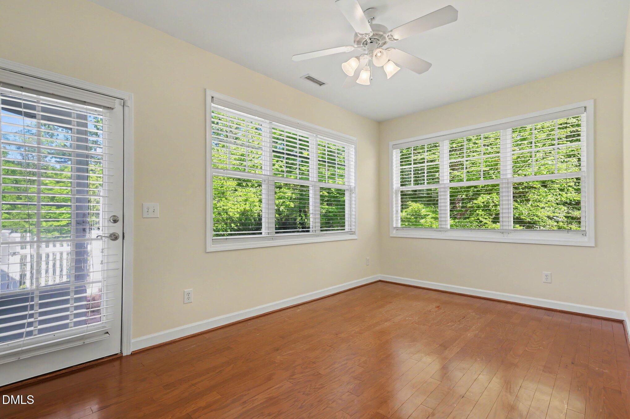 133 Jennel Way Durham, NC 27707 - Photo 10 of 28 a view of empty room with ceiling fan