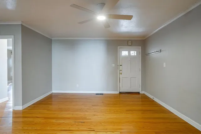 a view of empty room