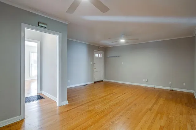 wooden floor in an empty room