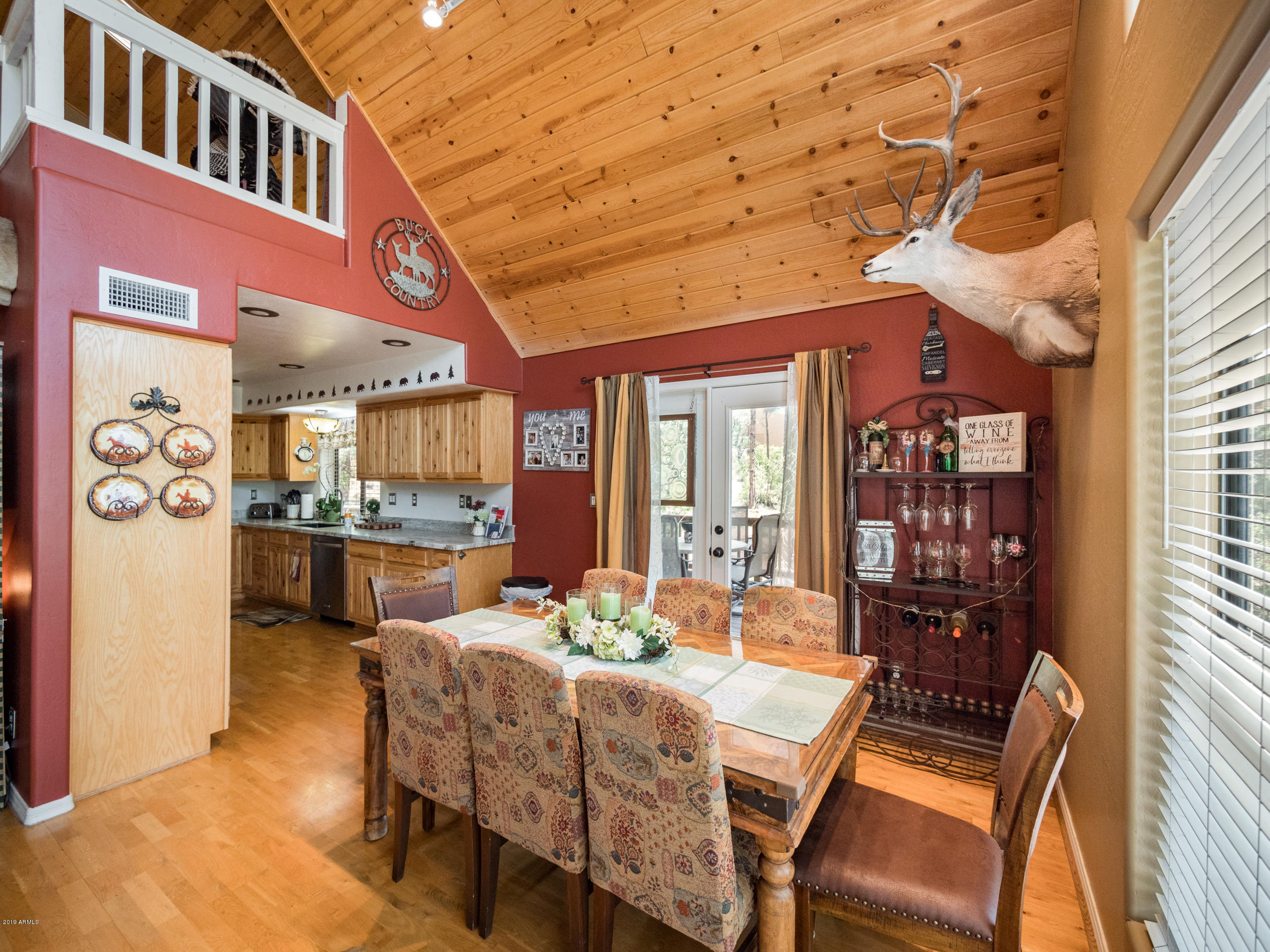 3743 Whispering Pines Road Pine, AZ 85544 - Photo 9 of 29 Dining area off Kitchen