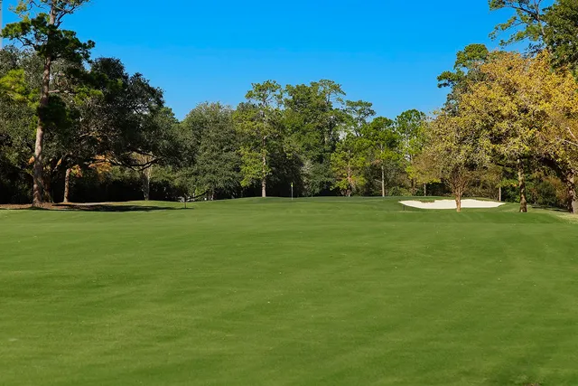 a view of a golf course