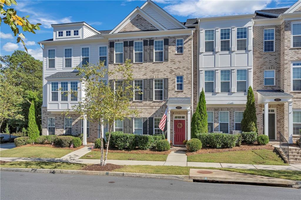 657 Hanlon Way Alpharetta, GA 30009 - Photo 1 of 1 front view of a brick house