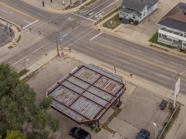 a view of a roof deck