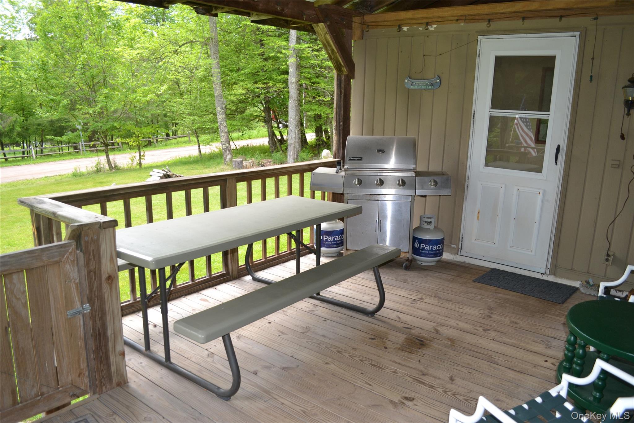 113 Lake Muskoday Road Roscoe, NY 12776 - Photo 17 of 27 Front porch with bbq and table