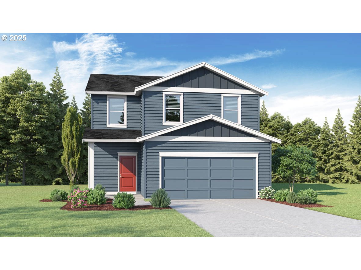 1095 Stubb Road Northeast Woodburn, OR 97071 - Photo 1 of 37 a front view of a house with a yard