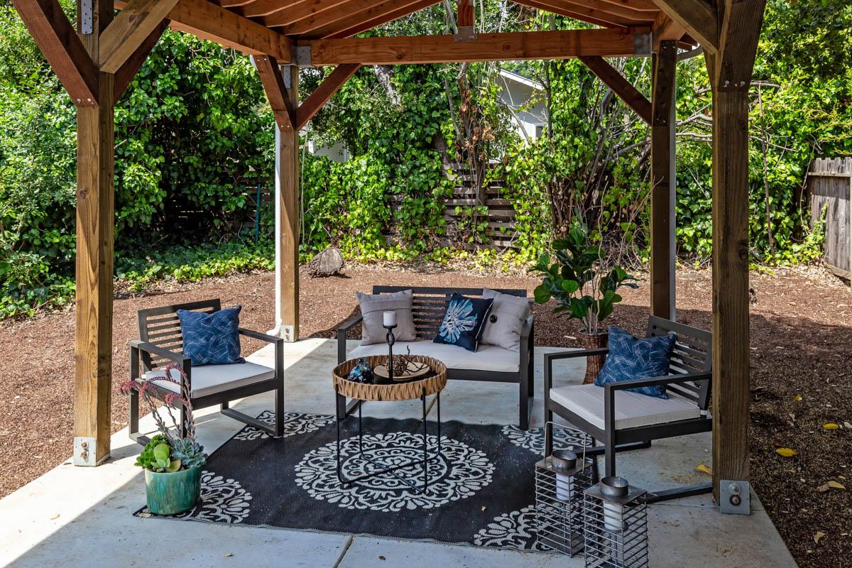 822 Springer Road Los Altos, CA 94024 - Photo 23 of 25 a view of a chairs and table in the patio