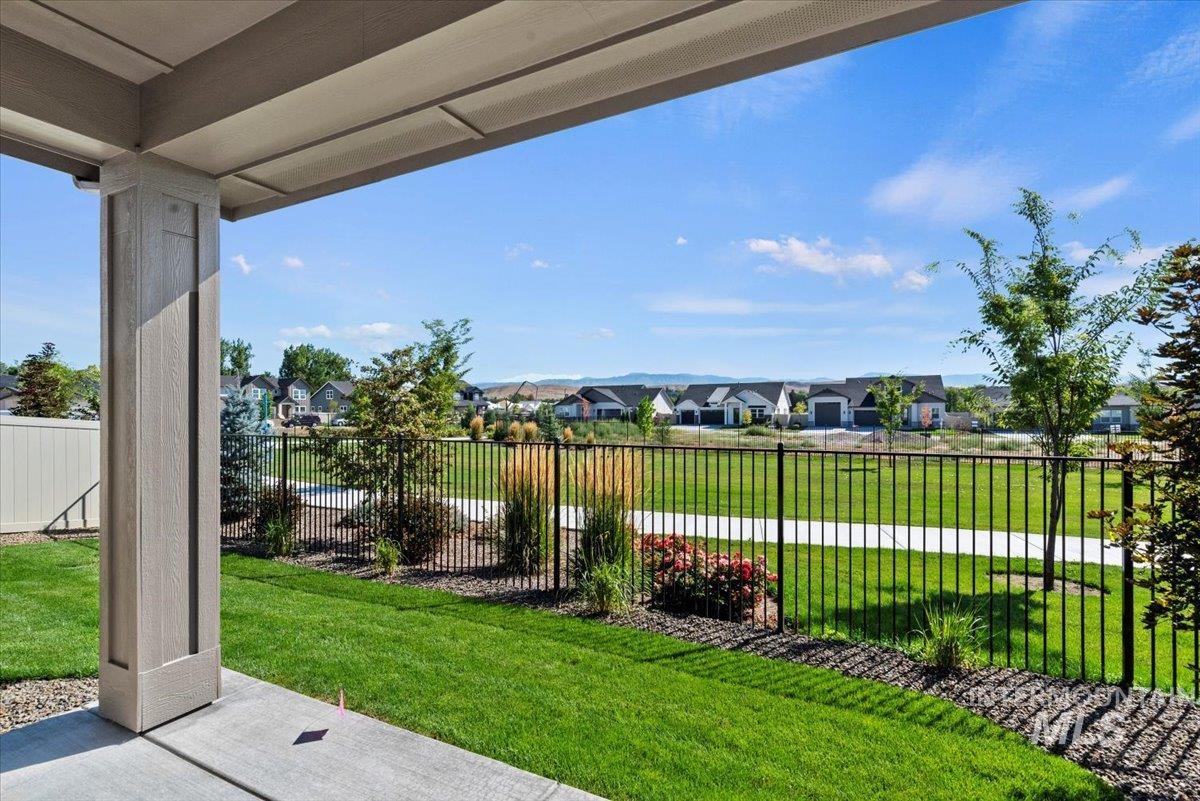 677 North Morning Glory Way Eagle, ID 83616 - Photo 26 of 29 View of yard featuring a residential view and a patio area
