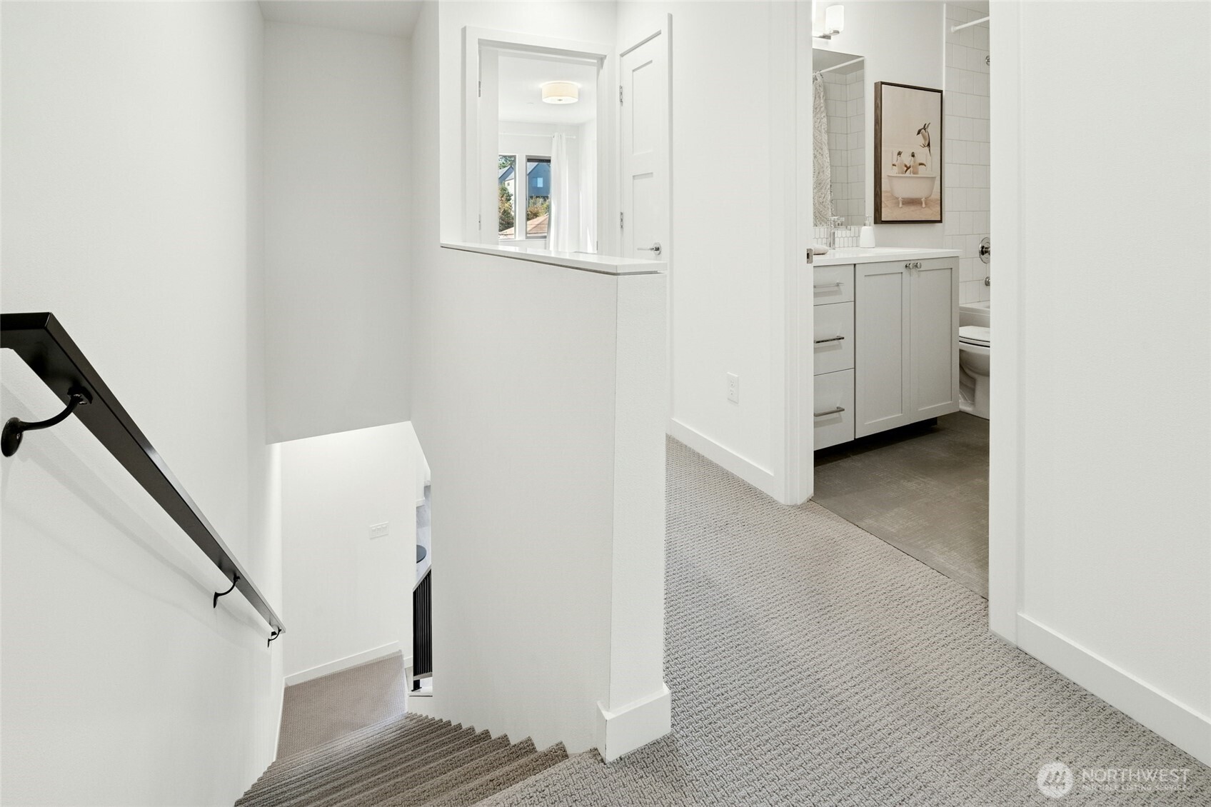 18512 Wallingford Avenue North Shoreline, WA 98133 - Photo 16 of 32 a view of an entryway with wooden floor