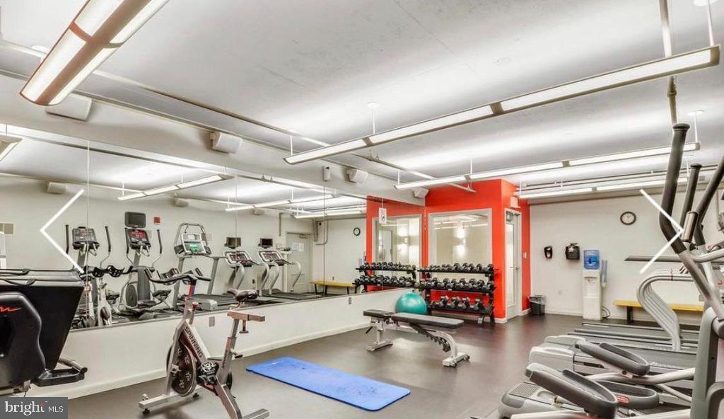 1300 N Street Northwest, Unit 21 Washington, DC 20005 - Photo 3 of 21 a view of a room with gym equipment