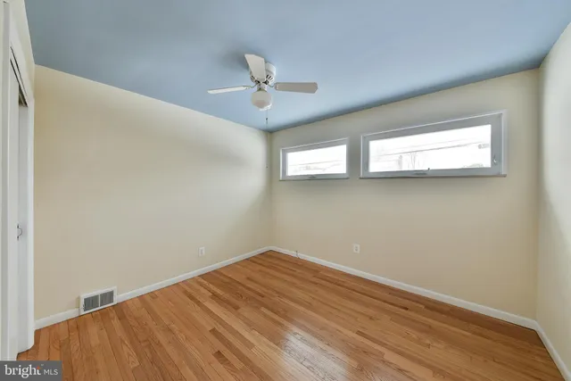 wooden floor in an empty room