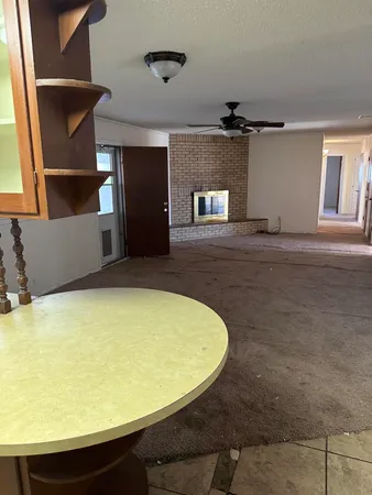 a room with wooden floor