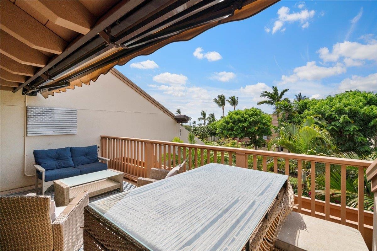 2777 South Kihei Road, Unit F203 Kihei, HI 96753 - Photo 29 of 37 a view of balcony with wooden floor and seating space