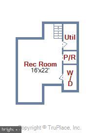 11677 Newbridge Court Reston, VA 20191 - Photo 20 of 23 FLOOR PLANS- REC RM