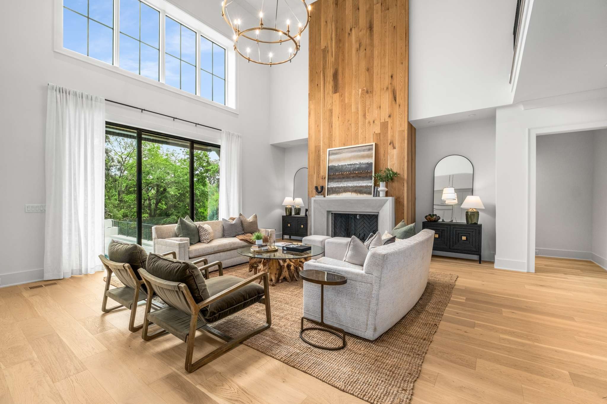4530 Everett Drive Nashville, TN 37215 - Photo 14 of 89 a living room with furniture and a fireplace