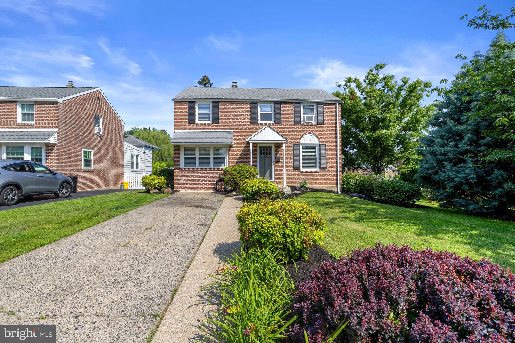 46 Plymouth Road Springfield, PA 19064 - Photo 1 of 30 a front view of a house with garden
