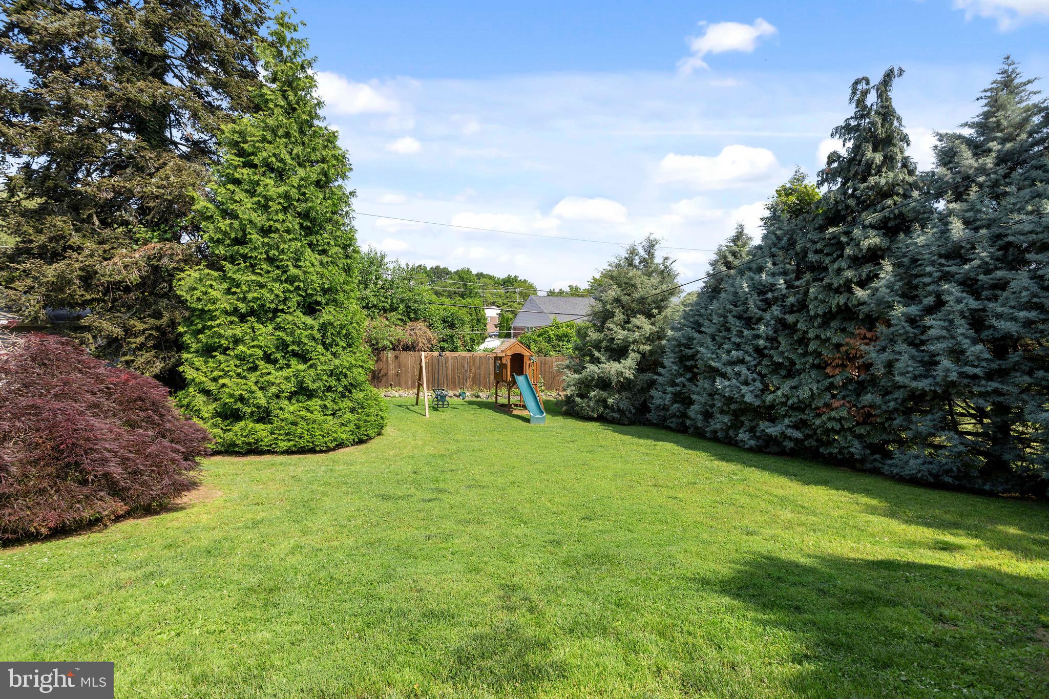 46 Plymouth Road Springfield, PA 19064 - Photo 29 of 30 a backyard of a house with lots of green space