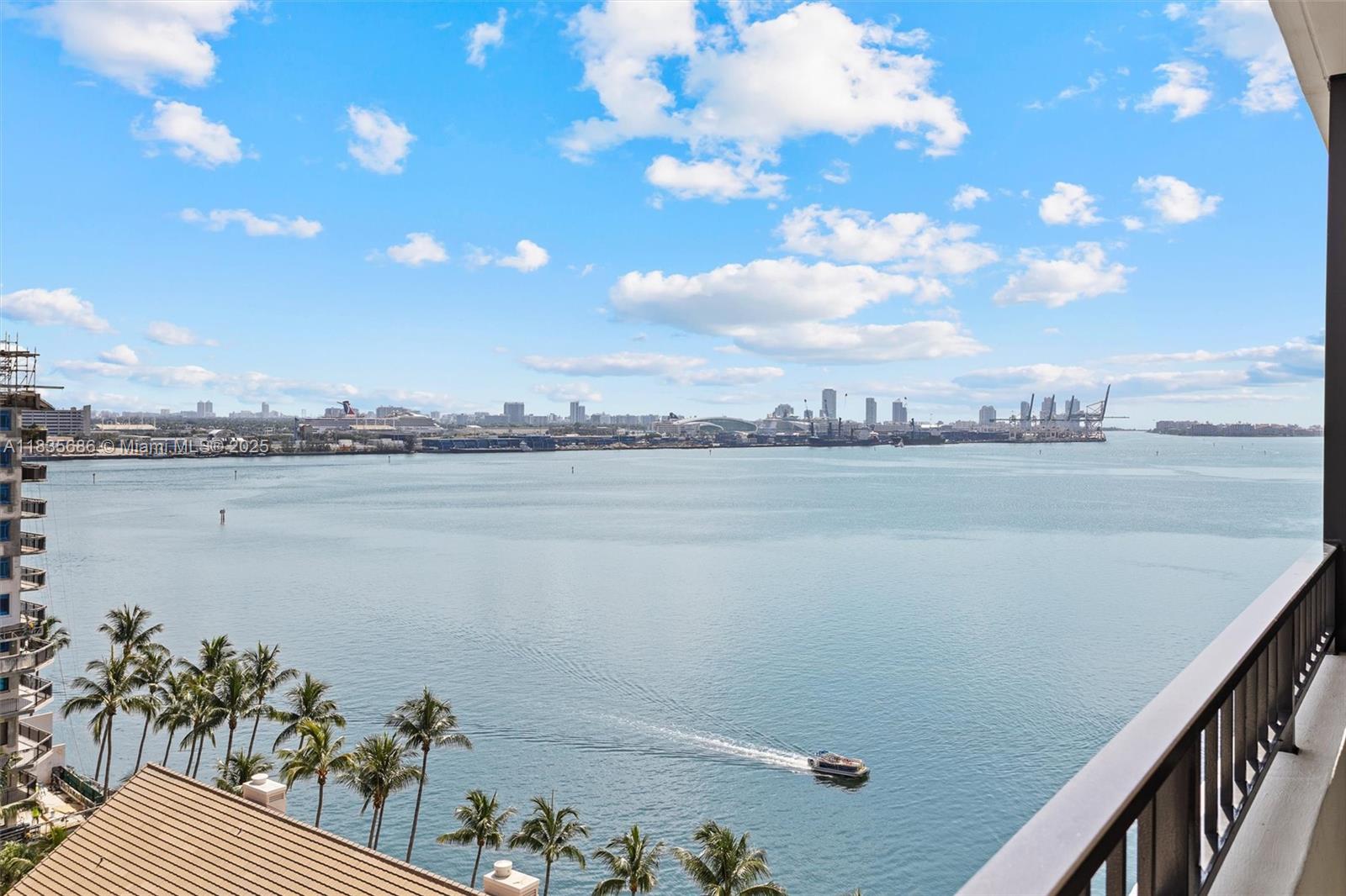 520 Brickell Key Drive, Unit A1404 Miami, FL 33131 - Photo 1 of 28 Incredible, direct water views!