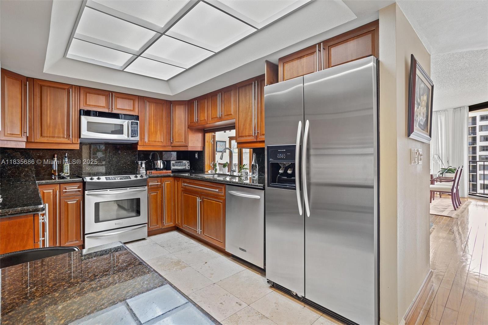 520 Brickell Key Drive, Unit A1404 Miami, FL 33131 - Photo 17 of 28 Spacious, ample kitchen!