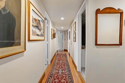 a view of room with cabinets