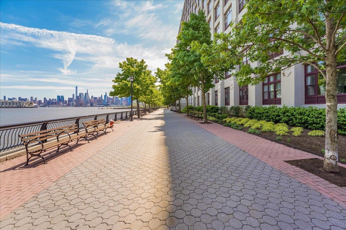 1500 Washington Street, Unit 8K Hoboken, NJ 07030 - Photo 30 of 43 a view of a terrace with trees