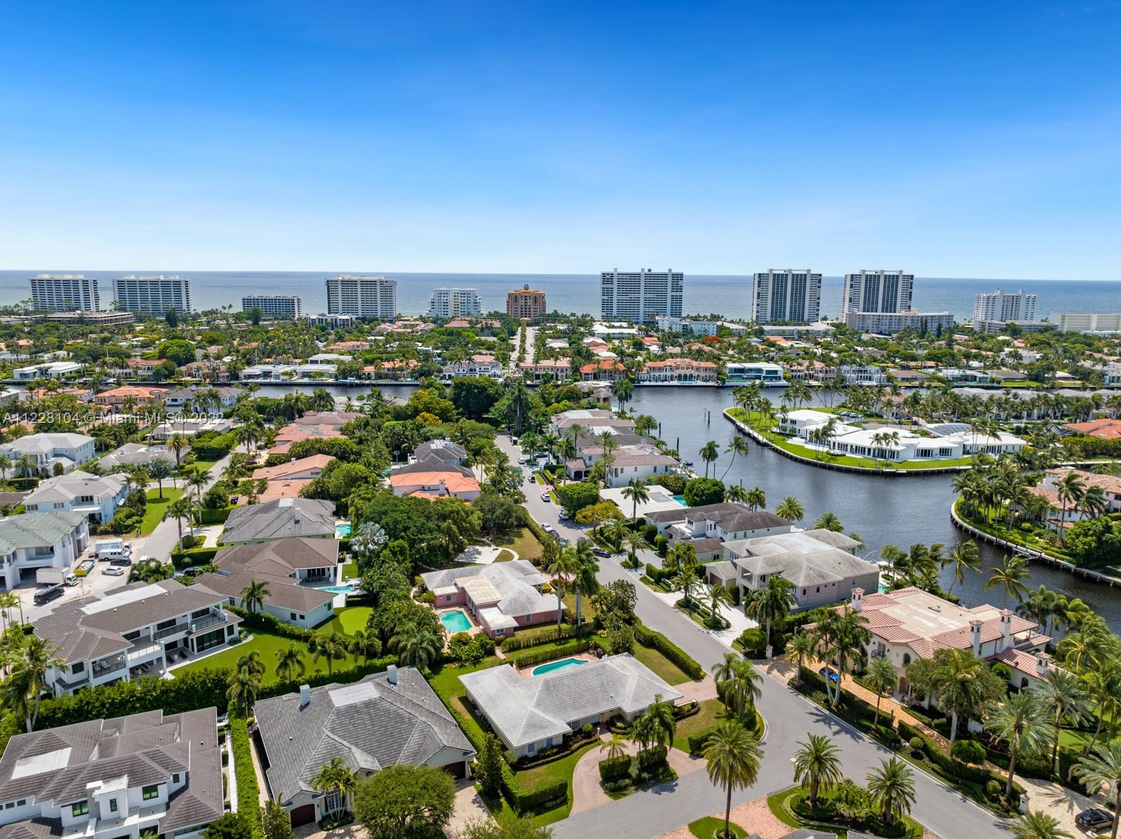 2498 Queen Palm Road Boca Raton, FL 33432 - Photo 10 of 29 an aerial view of a house with a garden