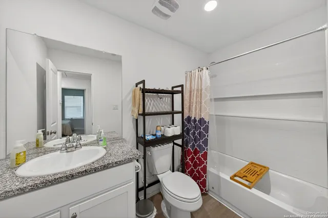 a workspace with furniture and book shelf