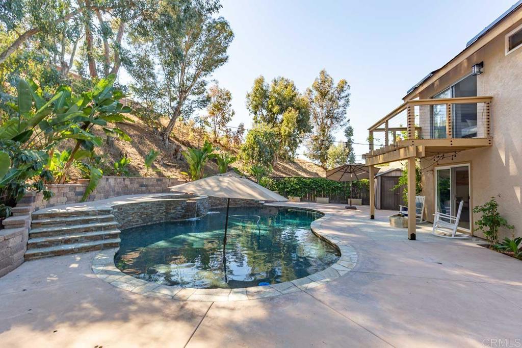 11061 Crystal Springs Road Santee, CA 92071 - Photo 2 of 30 a view of outdoor space yard deck patio and fire pit