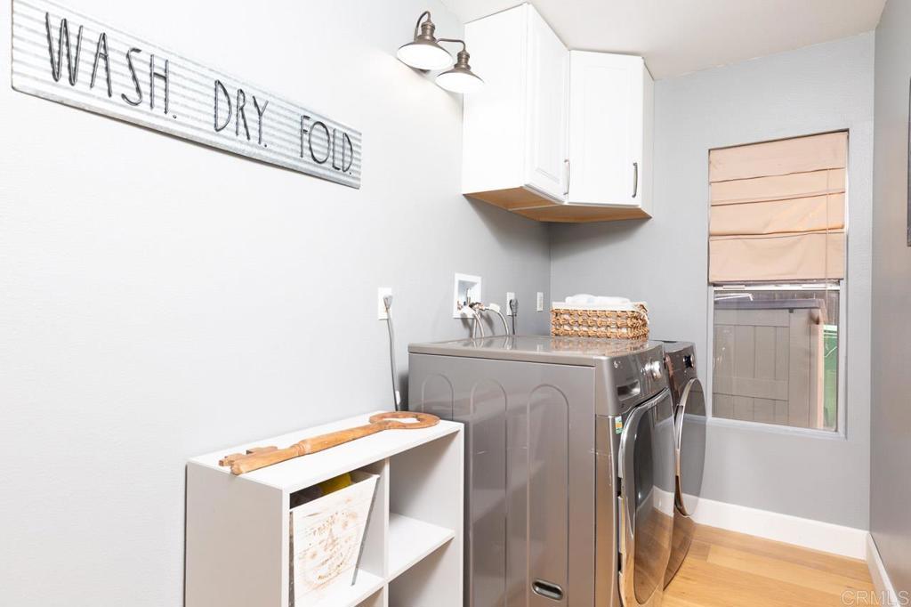 11061 Crystal Springs Road Santee, CA 92071 - Photo 25 of 30 a view of storage and utility room with washer and dryer