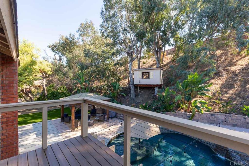 11061 Crystal Springs Road Santee, CA 92071 - Photo 26 of 30 a balcony view with a seating space