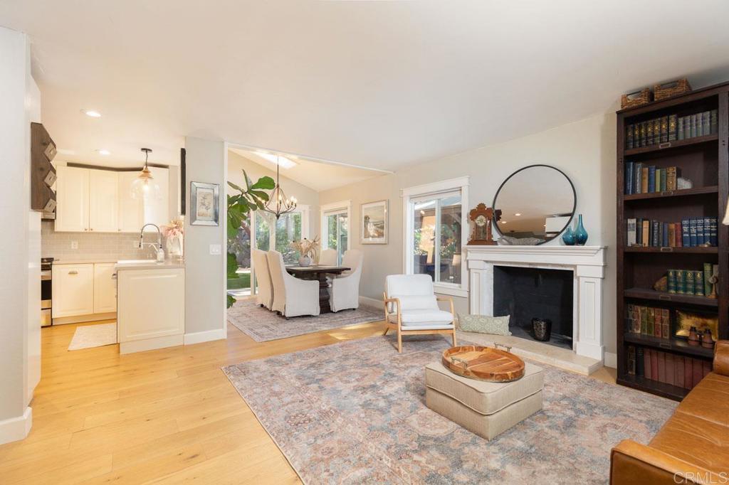 11061 Crystal Springs Road Santee, CA 92071 - Photo 9 of 30 a living room with furniture and a fireplace