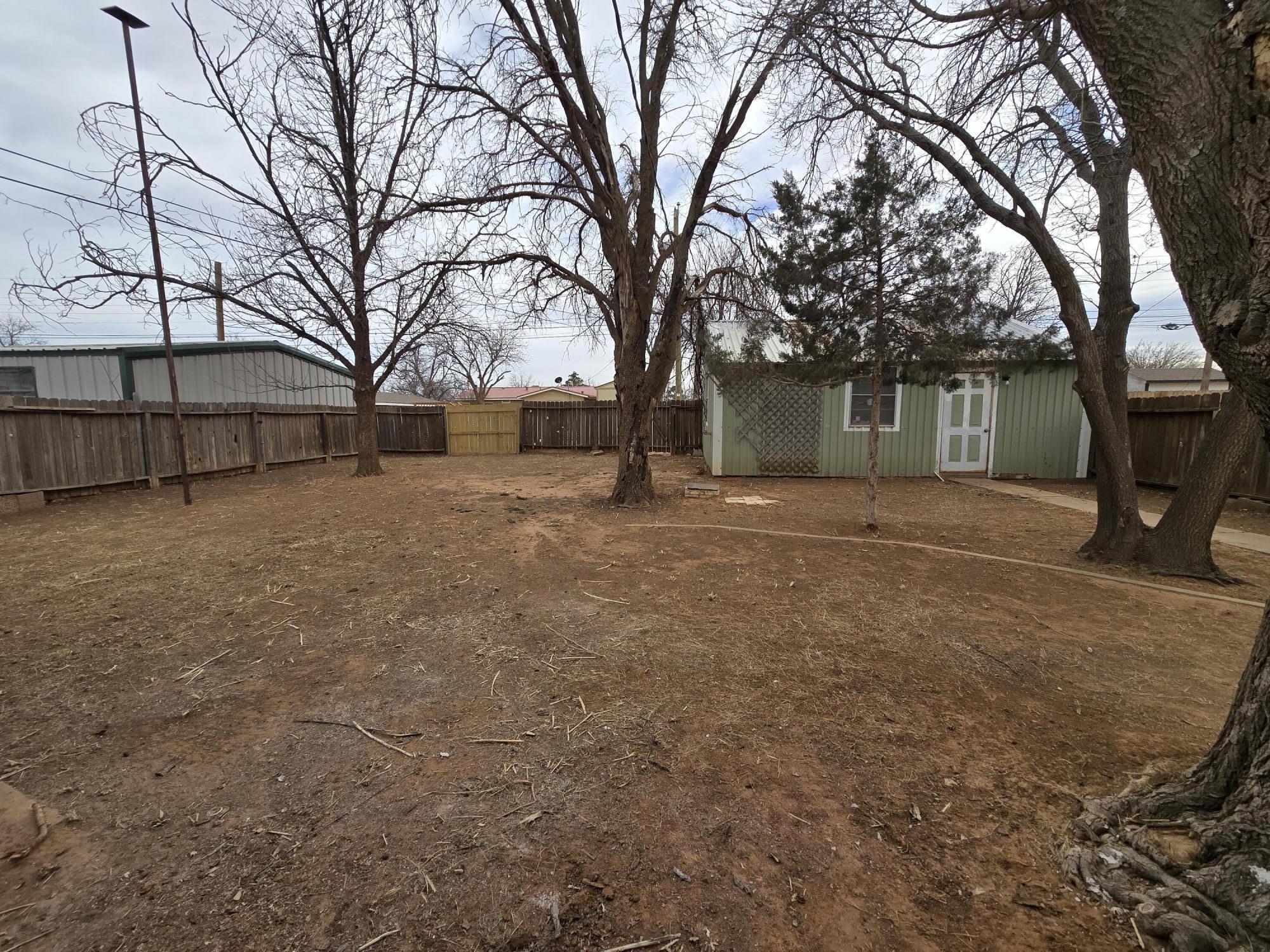 205 North 21st Street Lamesa, TX 79331 - Photo 13 of 14 a view of a yard with a large tree
