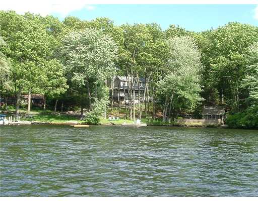 87 Ruffstone Road Johnston, RI 02919 - Photo 12 of 12 Exterior Front. View of front of house from lake.