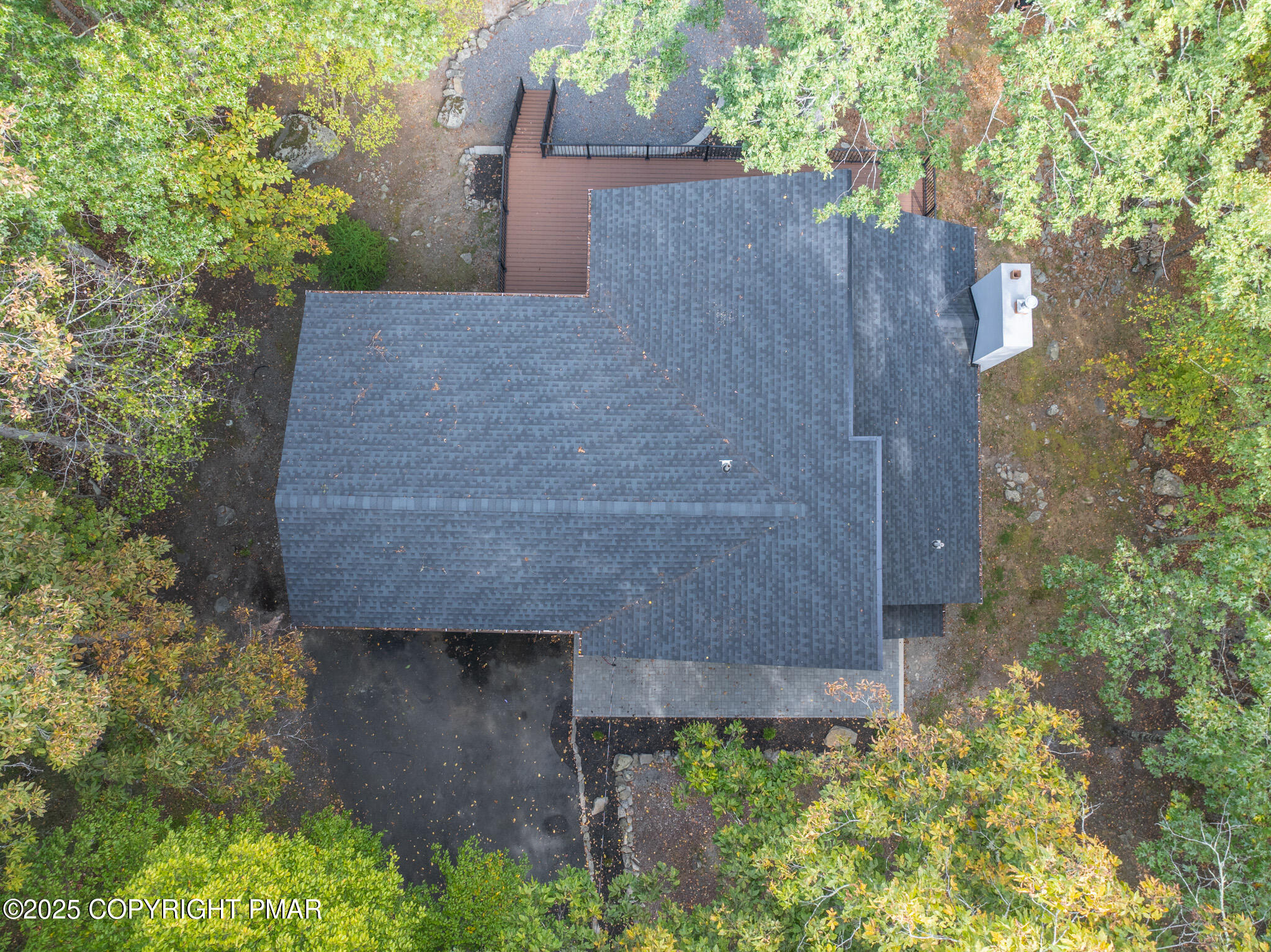 5806 Decker Road Bushkill, PA 18324 - Photo 68 of 76 an aerial view of a house