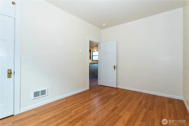 wooden floor in an empty room