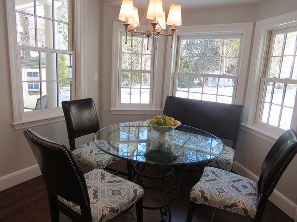 8 Windemere Road Wellesley, MA 02481 - Photo 11 of 20 a view of a dining room with furniture window and outside view