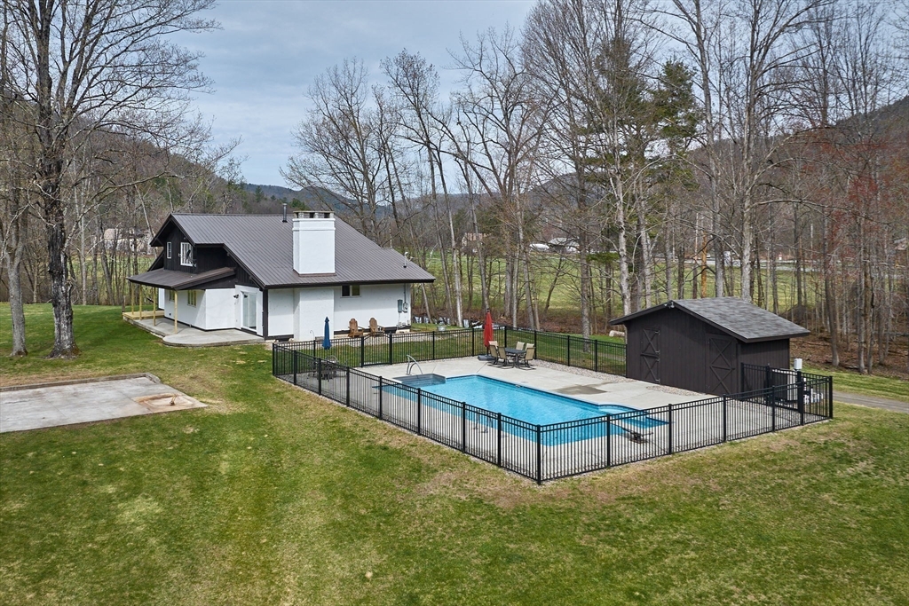 14 East Hawley Road Charlemont, MA 01339 - Photo 3 of 42 a view of house with backyard and outdoor seating