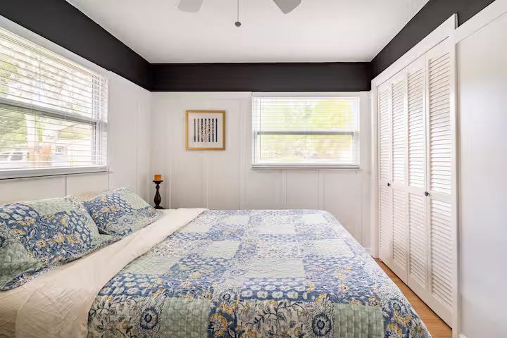 238 Lily Road St. Augustine Shores, FL 32086 - Photo 21 of 22 a bedroom with a large bed and a window