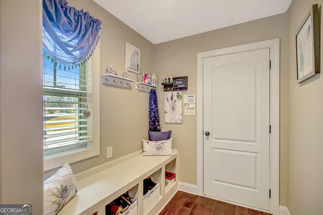 a view of a entryway door of the house